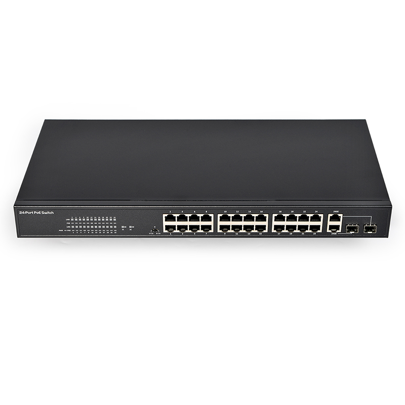 PSE2624GSR-AI PSE2422FGCD-AI 24 port PoE netv&aelig;rksswitch