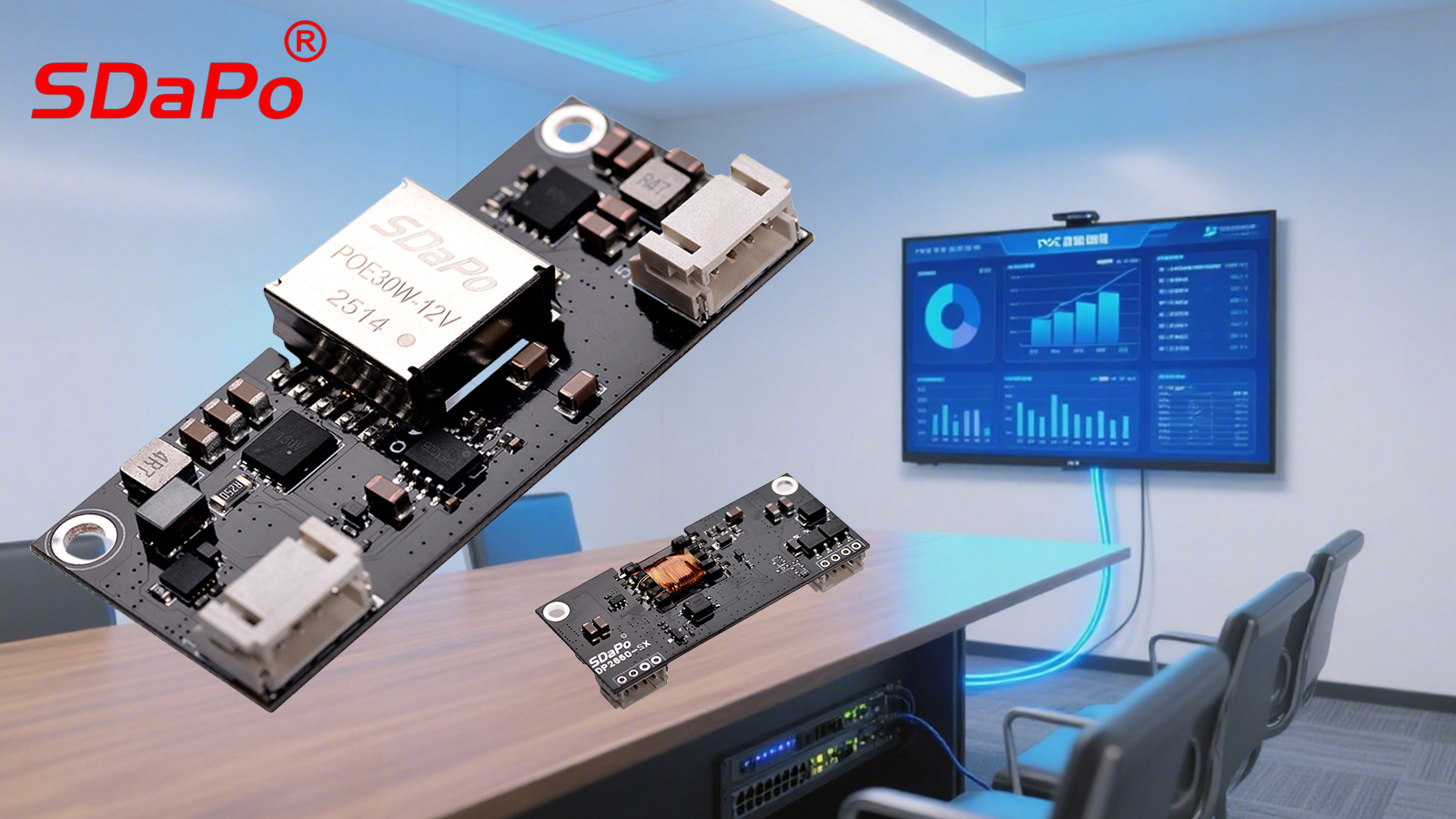 Quali sono i vantaggi dell'alimentatore PoE per i display commerciali?