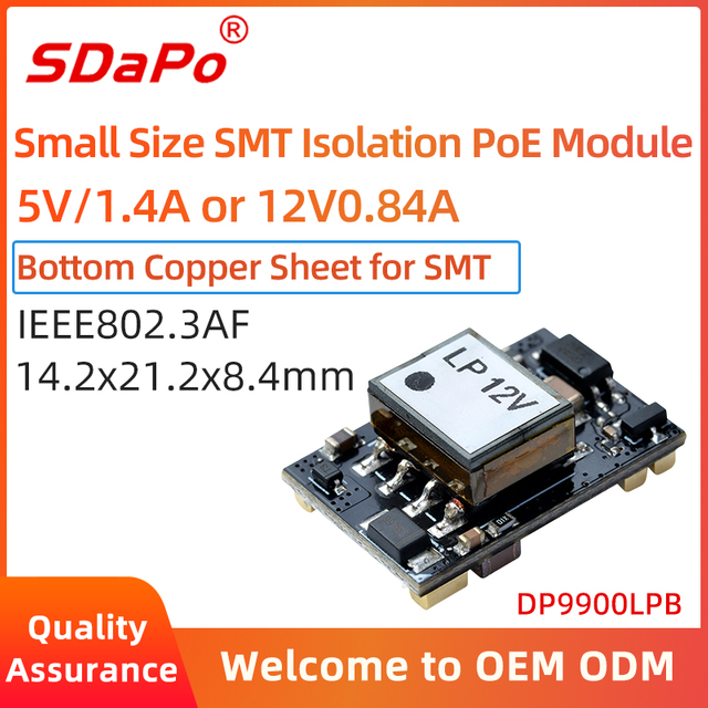 DP9900LPB Modulo PD PoE da 48 V a 5 V 12 V