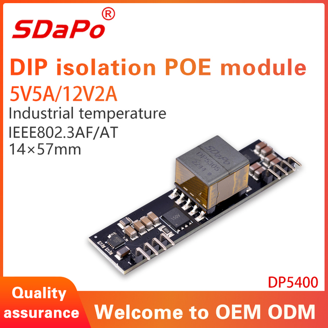 M&oacute;dulo DP5400 5V4.5A 12V2A PoE PD