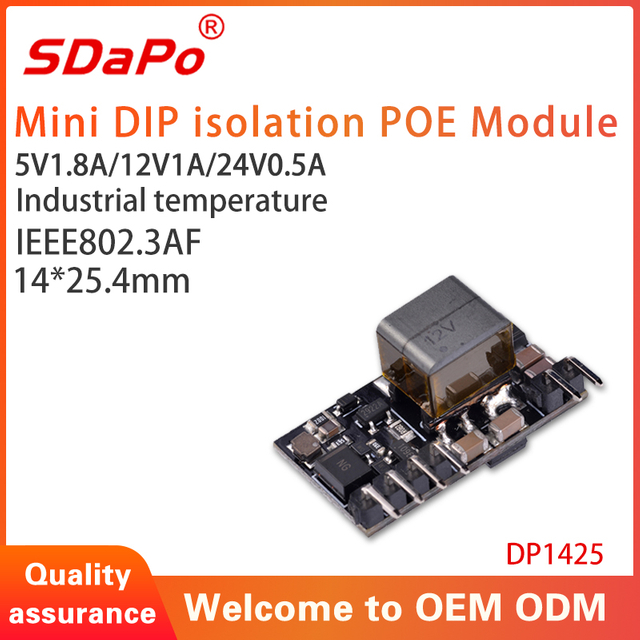 Modulo PD PoE DP1425 5 V 12 V 24 V