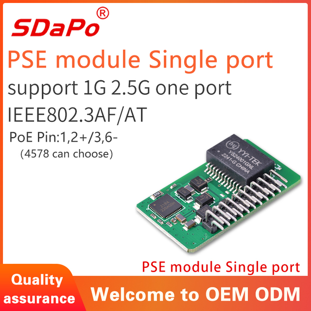 PoE PSE-Modul Single Port 30W