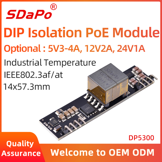 Mod&uacute;l DP5300 5V3-4A 12V2A 24V1A PoE Mod&uacute;l PD